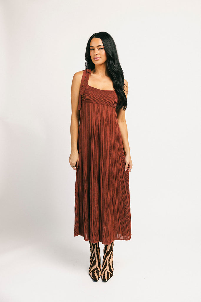 yuri knit maxi dress