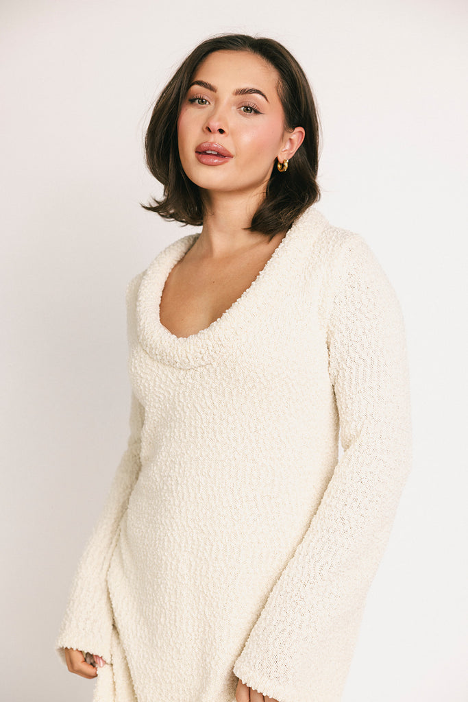 bobby sweater dress // cream *zoco exclusive*