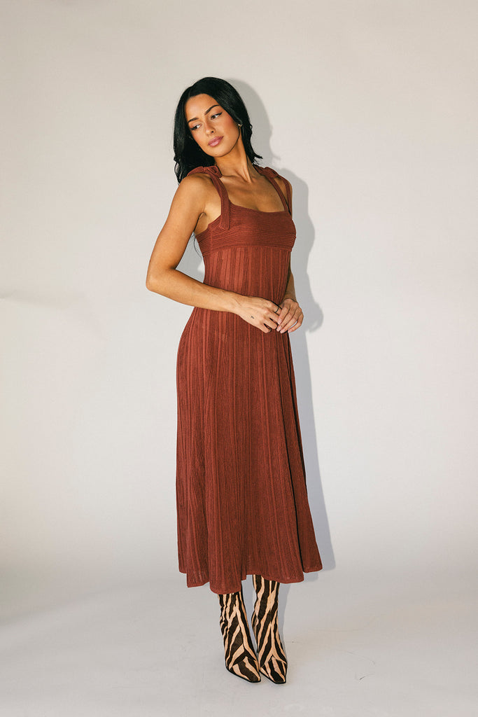 yuri knit maxi dress