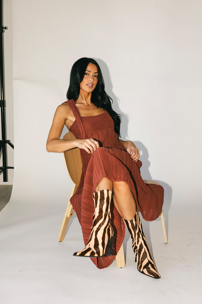yuri knit maxi dress
