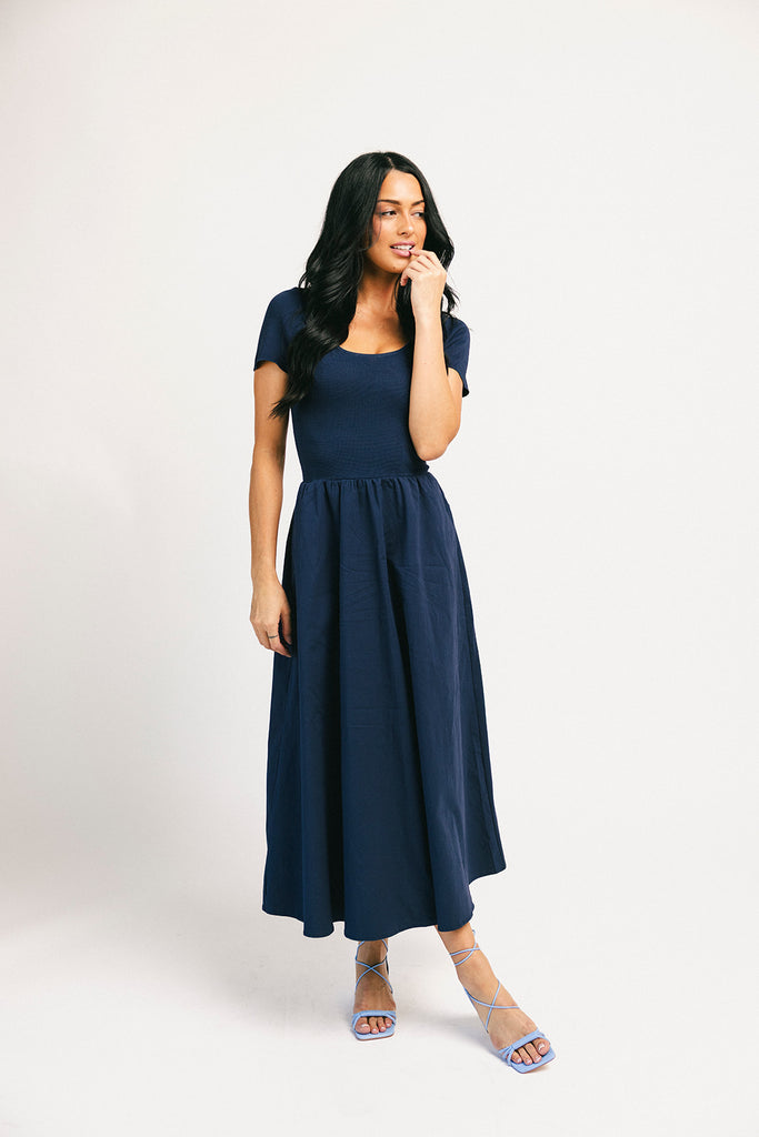 jerry midi dress // navy