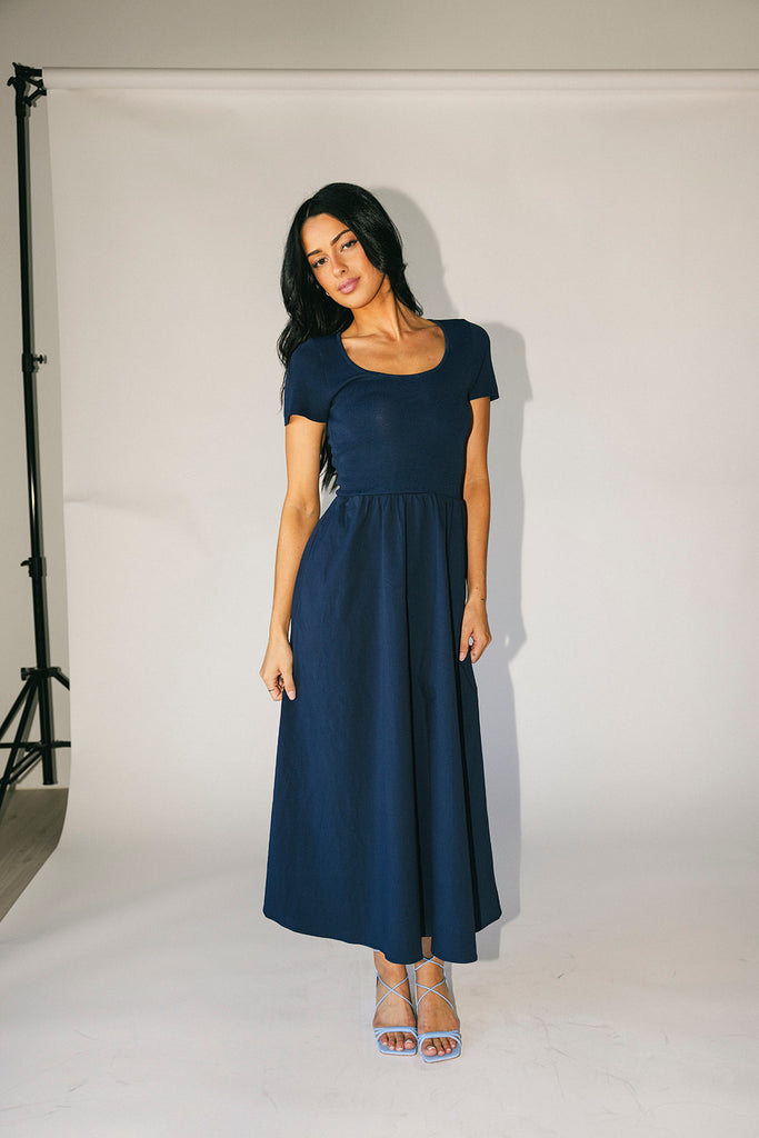 jerry midi dress // navy