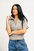 elsey zipper top