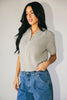 elsey zipper top