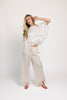 sahara fringe pants // champagne *zoco exclusive*