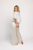 sahara fringe pants // champagne *zoco exclusive*