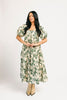 daymaker dress // green floral *zoco exclusive*