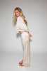 sahara fringe pants // champagne *zoco exclusive*