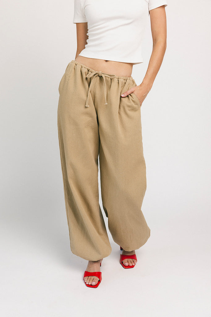 banks balloon pants // sand *zoco exclusive*