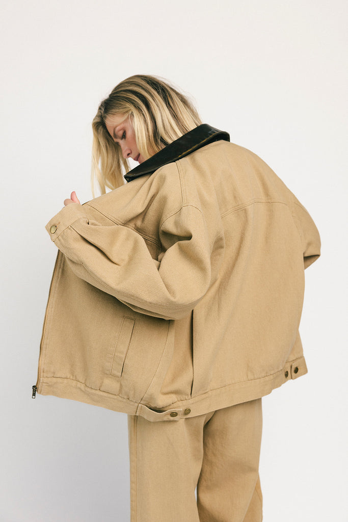 georgie jacket // sand *zoco exclusive*