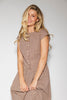 heirloom midi dress // brown gingham *zoco exclusive*