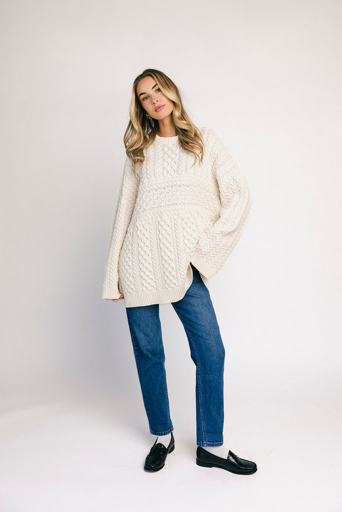 kate sweater // cream *zoco exclusive*