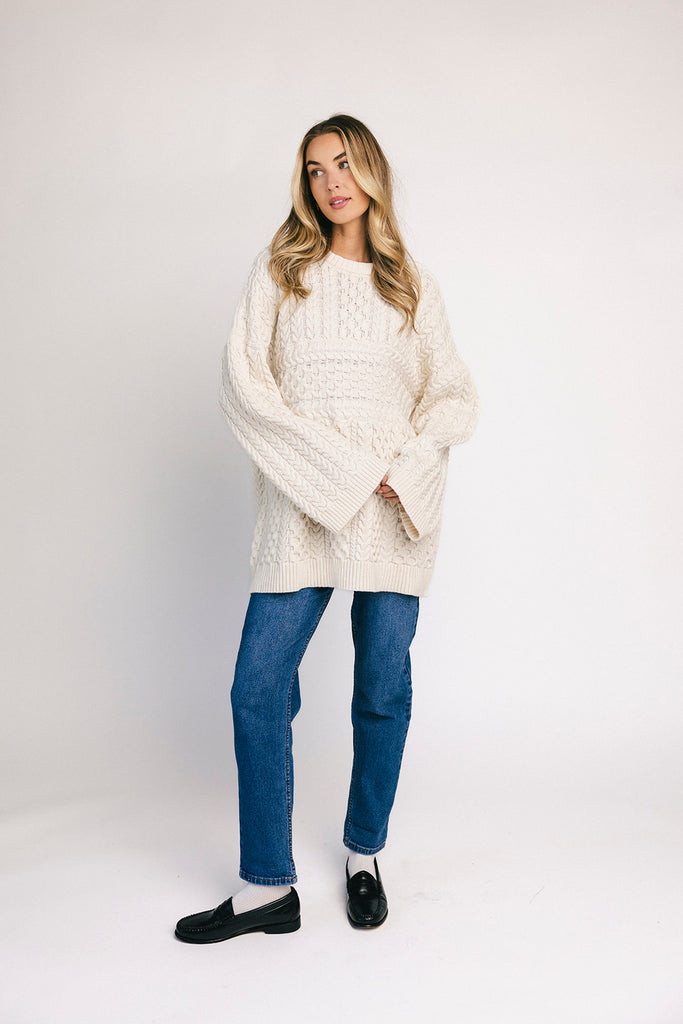 kate sweater // cream *zoco exclusive*