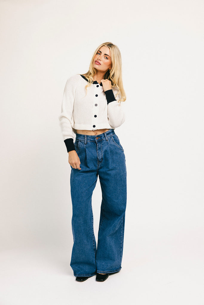miriam button cardigan