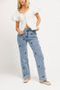 wyatt embroidered denim