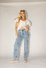 wyatt embroidered denim