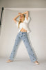 wyatt embroidered denim
