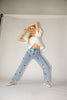 wyatt embroidered denim