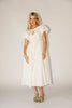 marloe midi dress // white *zoco exclusive*