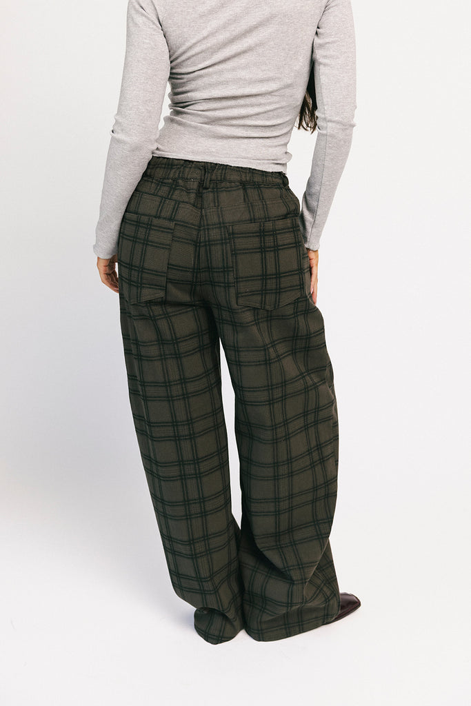 polly plaid pants