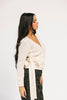 fallon wrap sweater // cream *zoco exclusive*