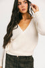 fallon wrap sweater // cream *zoco exclusive*