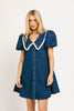 poppy collared dress // denim darling *zoco exclusive*