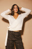 fallon wrap sweater // cream *zoco exclusive*