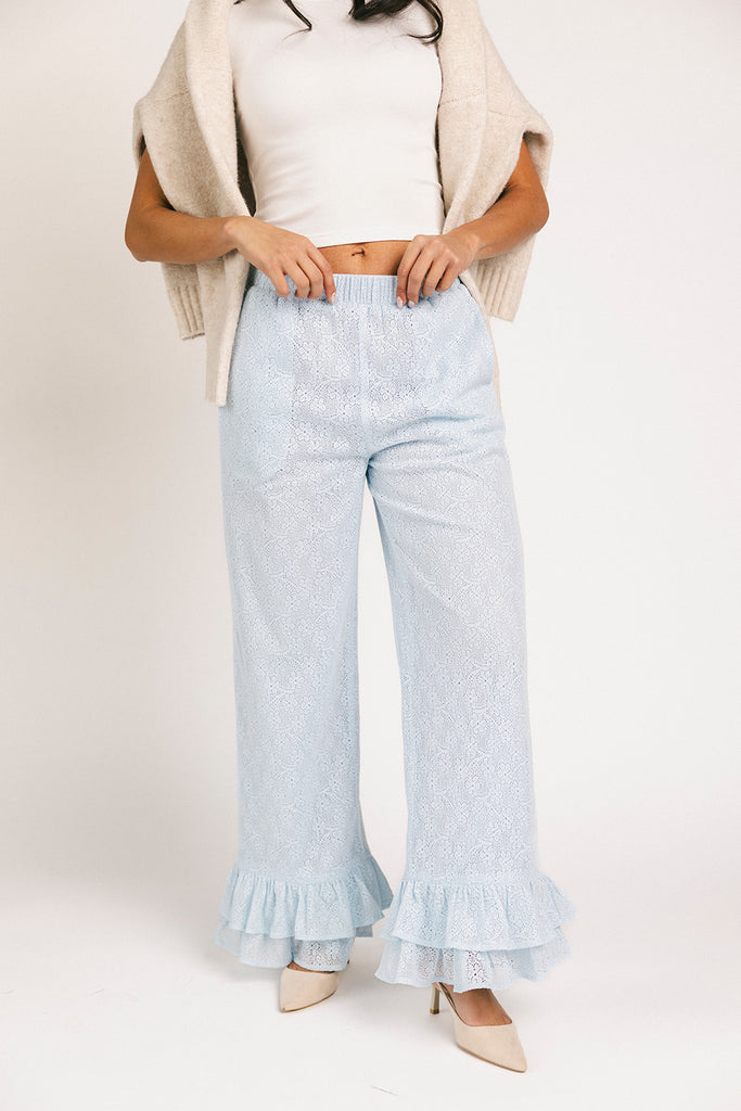 your turn pants // blue lace *zoco exclusive*