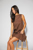 sicily linen mini dress // mocha dot *zoco exclusive*