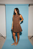 sicily linen mini dress // mocha dot *zoco exclusive*