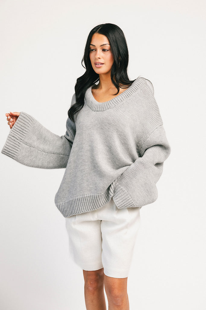 boxy billie // grey *zoco exclusive*