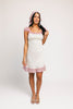 hadley mini dress + scarf // pink polka dot *zoco exclusive*
