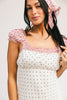 hadley mini dress + scarf // pink polka dot *zoco exclusive*