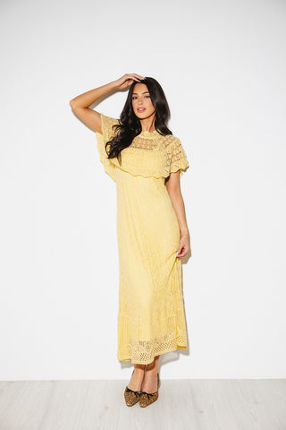 florence crochet dress // yellow *zoco exclusive* – shop zoco florence crochet dress // yellow *zoco exclusive* – shop zoco