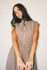 heirloom midi dress // brown gingham *zoco exclusive*