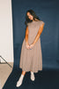 heirloom midi dress // brown gingham *zoco exclusive*