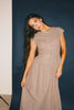 heirloom midi dress // brown gingham *zoco exclusive*