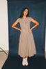 heirloom midi dress // brown gingham *zoco exclusive*