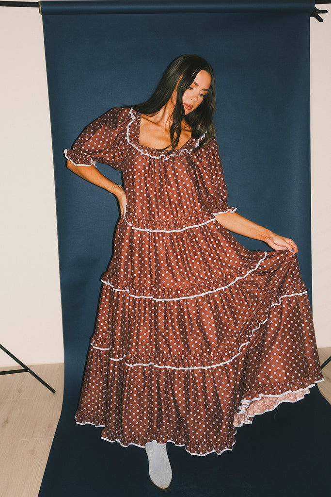 daymaker dress // cocoa pop *zoco exclusive*