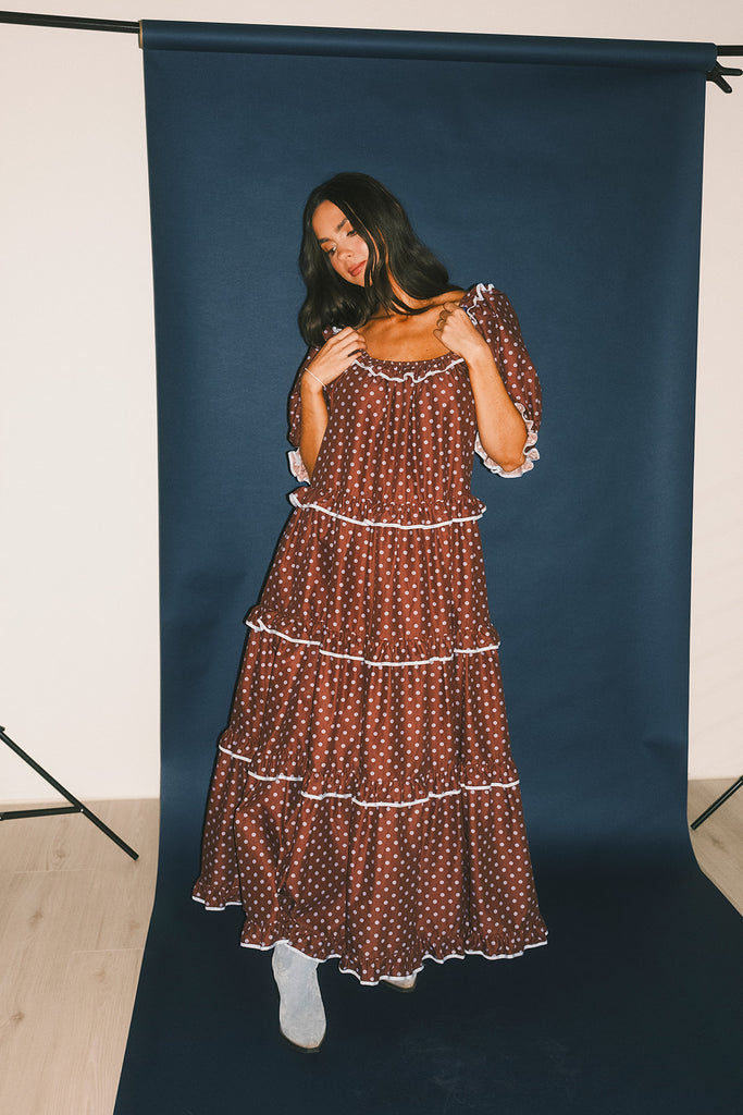 daymaker dress // cocoa pop *zoco exclusive*