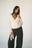 fallon wrap sweater // cream *zoco exclusive*