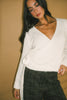 fallon wrap sweater // cream *zoco exclusive*