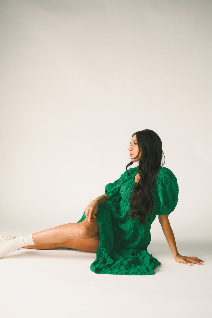 daymaker dress // kelly green *zoco exclusive*