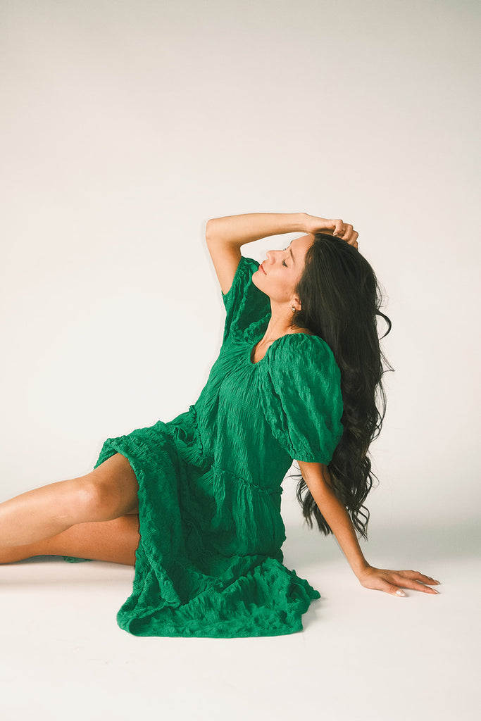 daymaker dress // kelly green *zoco exclusive*