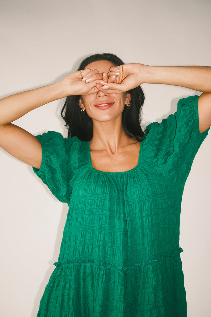 daymaker dress // kelly green *zoco exclusive*