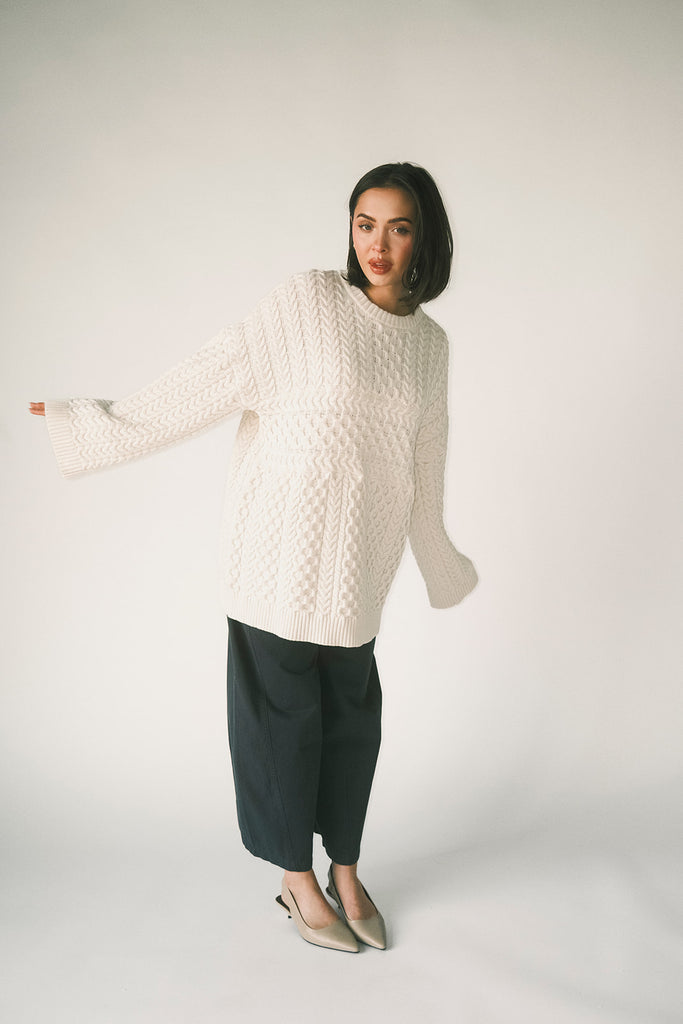 kate sweater // cream *zoco exclusive*