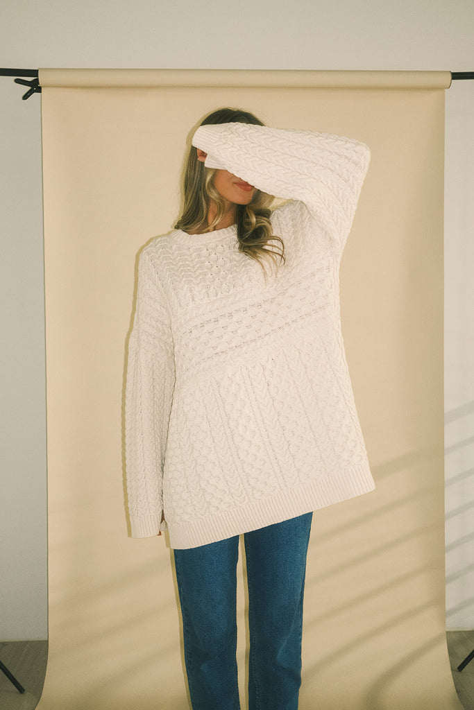 kate sweater // cream *zoco exclusive*