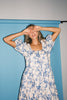 daymaker dress // blue floral *zoco exclusive*