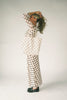 long sleeve polka dot maxi dress. perfect for date nights, cocktail parties, + fancy dinners.